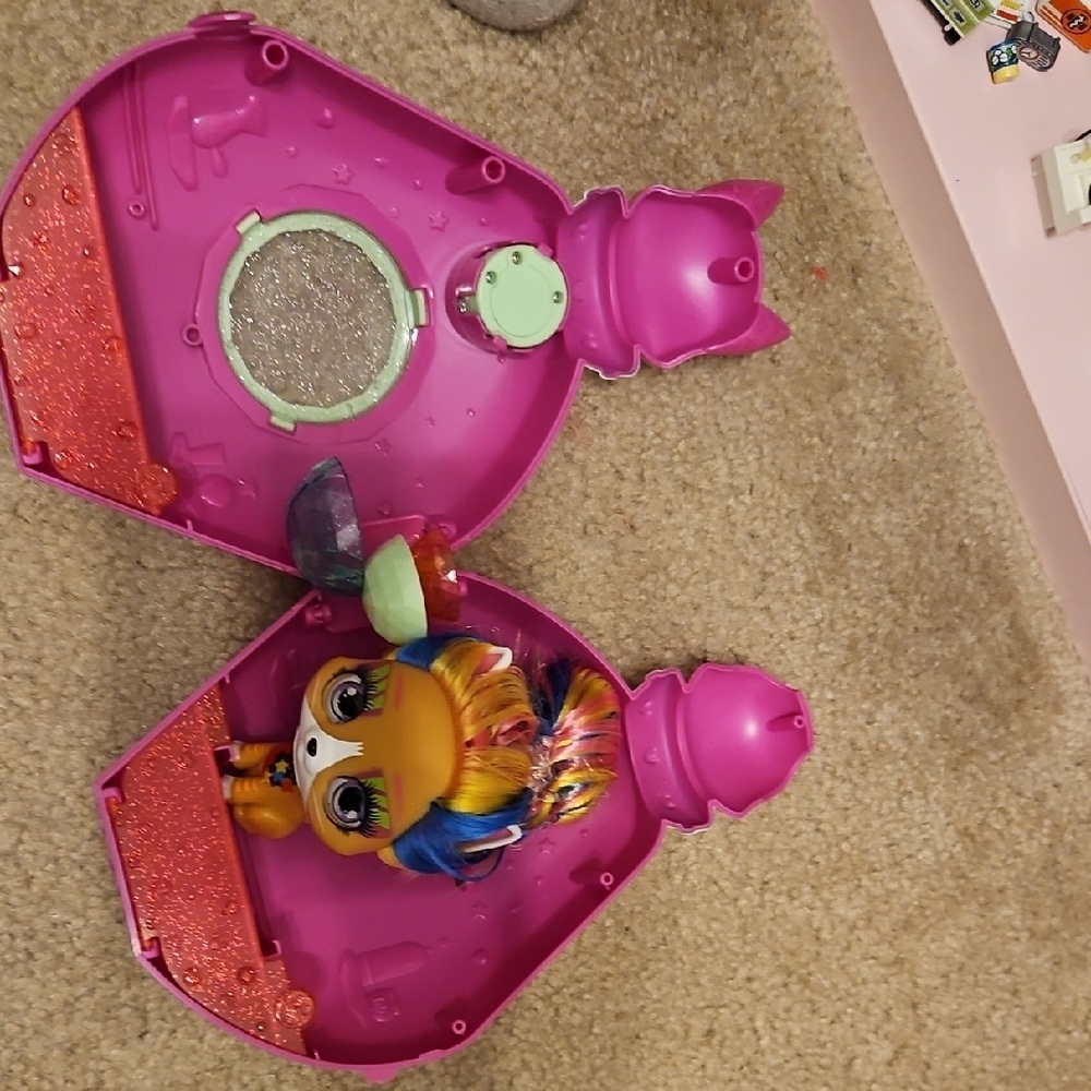 Colorful Kids Toy with Pink Case